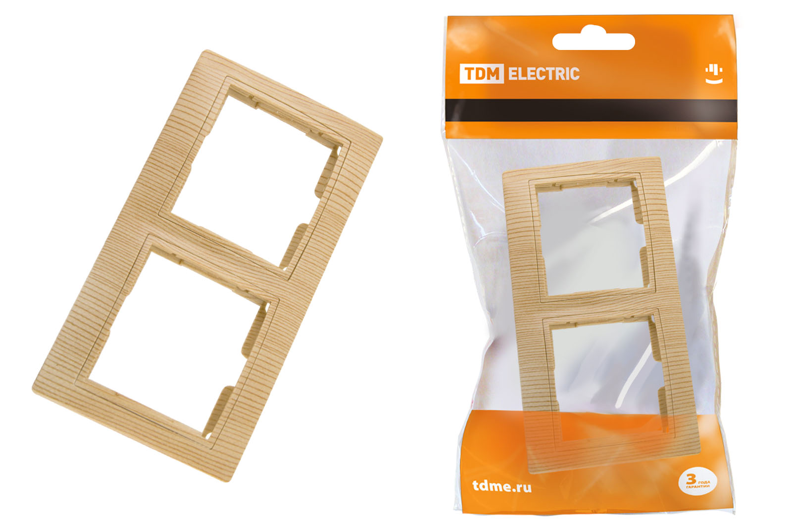 Рамка 2-х постовая горизонтальная ЭКО